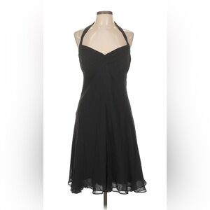 White House Black Market Elegant Black Strapless Dress